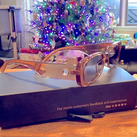 NWT ZeeLool Brown Tortoise Shell Oval Sunglasses withh Leather Case - Picture 6 of 7